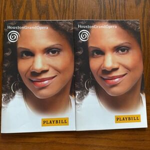 Houston Grand Opera Playbill‎ Audra McDonald 2005 2006 Program Lot of 2